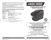 Black and Decker TC204B Manual De Instrucciones