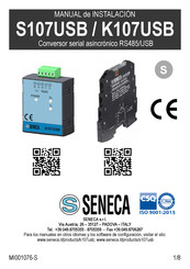 Seneca K107USB Manual De Instalación