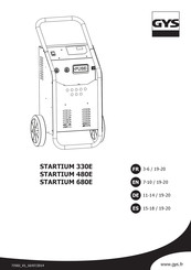 GYS STARTIUM 480E Manual Del Usuario