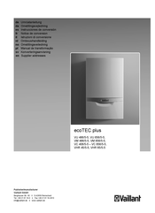 Vaillant ecoTEC plus VHR 65/5-5 Instrucciones De Conversión