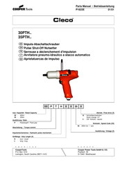 Cooper Tools Cleco 30PTH Serie Manual De Instrucciones