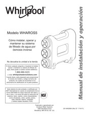 Whirlpool WHAROS5 Manual De Instalación Y Operación