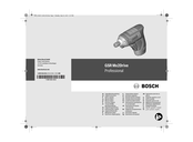 Bosch GSR Mx2Drive Professional Manual Original
