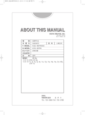 Cartas credenciales Lluvioso Dinámica Daewoo KOG-837RS Manuales | ManualsLib