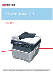 KYOCERA KM-2810 GUÍA DE USO Descargar en PDF | ManualsLib