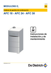 De Dietrich AFC 18 Instrucciones De Instalación Y De Mantenimiento