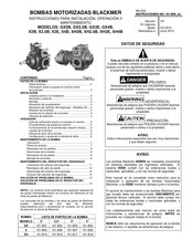 Blackmer GX4B Instrucciones Para Instalación, Operación Y Mantenimiento