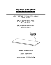 Health O Meter 2842KL Manual De Operación