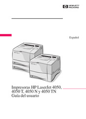 HP LaserJet 4050 T Guia Del Usuario