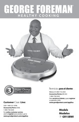 George Foreman GR15BWI Manual De Instrucciones