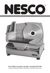 Nesco FS-160 Manual De Instrucciones