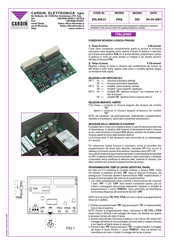 Cardin Elettronica PRG Serie Guia De Inicio Rapido