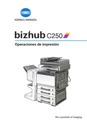 Konica Minolta bizhub C250 Operaciones De Impresión