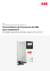 Abb ACS380 Manual De Instrucciones