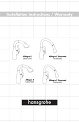 Hansgrohe Allegro E 04067 0 Serie Manual Del Usuario