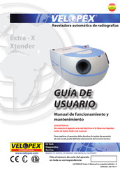 Velopex EXTRA - X Guía De Usuario