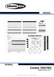 SHOWTEC Creator 1024 PRO Manual Del Usuario