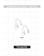 Hansgrohe HighArc Stratos E Manual Del Usuario