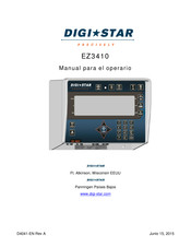 DIGI-STAR EZ3410 Manual Para El Operario