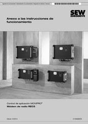 Sew Eurodrive MOVIPRO REC5 Instrucciones De Funcionamiento