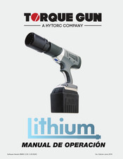 Hytorc TORQUE GUN Lithium BTM-0250 Manual De Operación