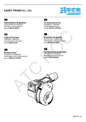 Roca KADET-TRONIC 5-L Instrucciones De Instalación, Montaje Y Funcionamiento