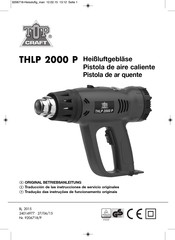 Top Craft THLP 2000 P Traducción De Las Instrucciones De Servicio Originales