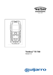 Guijarro Testboy TV 700 Manual De Instrucciones