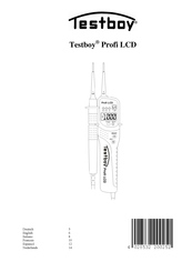 Testboy Profi LCD Instrucciones De Uso