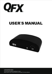 QFX CV-100 Manual De Usuario