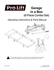 Pro-Lift Garage in a Box Manual De Piezas E Instrucciones De Funcionamiento