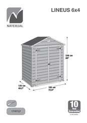 Naterial LINEUS 6x4 Manual De Instrucciones