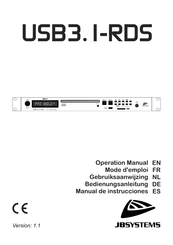 JB Systems USB3.1-RDS Manual De Instrucciones