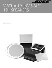 Bose Virtually Invisible 191 Guia De Instalacion