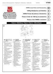 RS Pro V7434 Hoja De Instrucciones