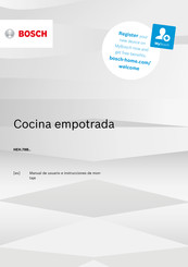 Bosch HEH57BC Serie Manual De Usuario E Instrucciones De Montaje