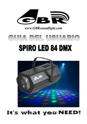 GBR SPIRO LED 84 DMX Guia Del Usuario