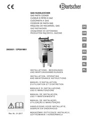 Bartscher 2953031 Manual De Instalación, Uso Y Mantenimiento