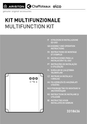 Ariston 3318636 Manual De Instrucciones Para La Instalación Y El Uso