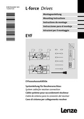 Lenze L-force EYF Serie Instrucciones Para El Montaje