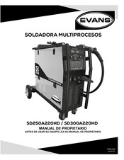 Evans POWER MIG SD250A220HD Manual De Propietario