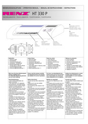 Renz HT330P Manual De Instrucciones