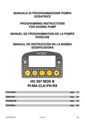 Aqua HC 997 Manual De Instrucciones