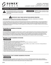 Sunex Tools 6808BD Manual De Instrucciones