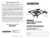 Portamate PM2500 Manual Del Operador