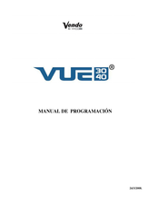 Vendo VUE 40 Manual De Programación