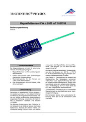 3B SCIENTIFIC 1021766 Instrucciones De Uso