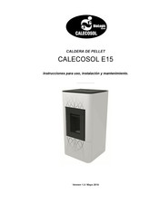 BioLogic CALECOSOL E15 Instrucciones Para Uso, Instalación Y Mantenimiento