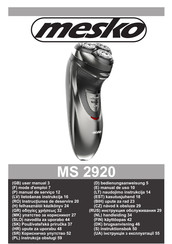 Mesko MS 2920 Manual De Uso