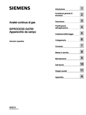 Siemens SIPROCESS GA700 Instrucciones De Operación